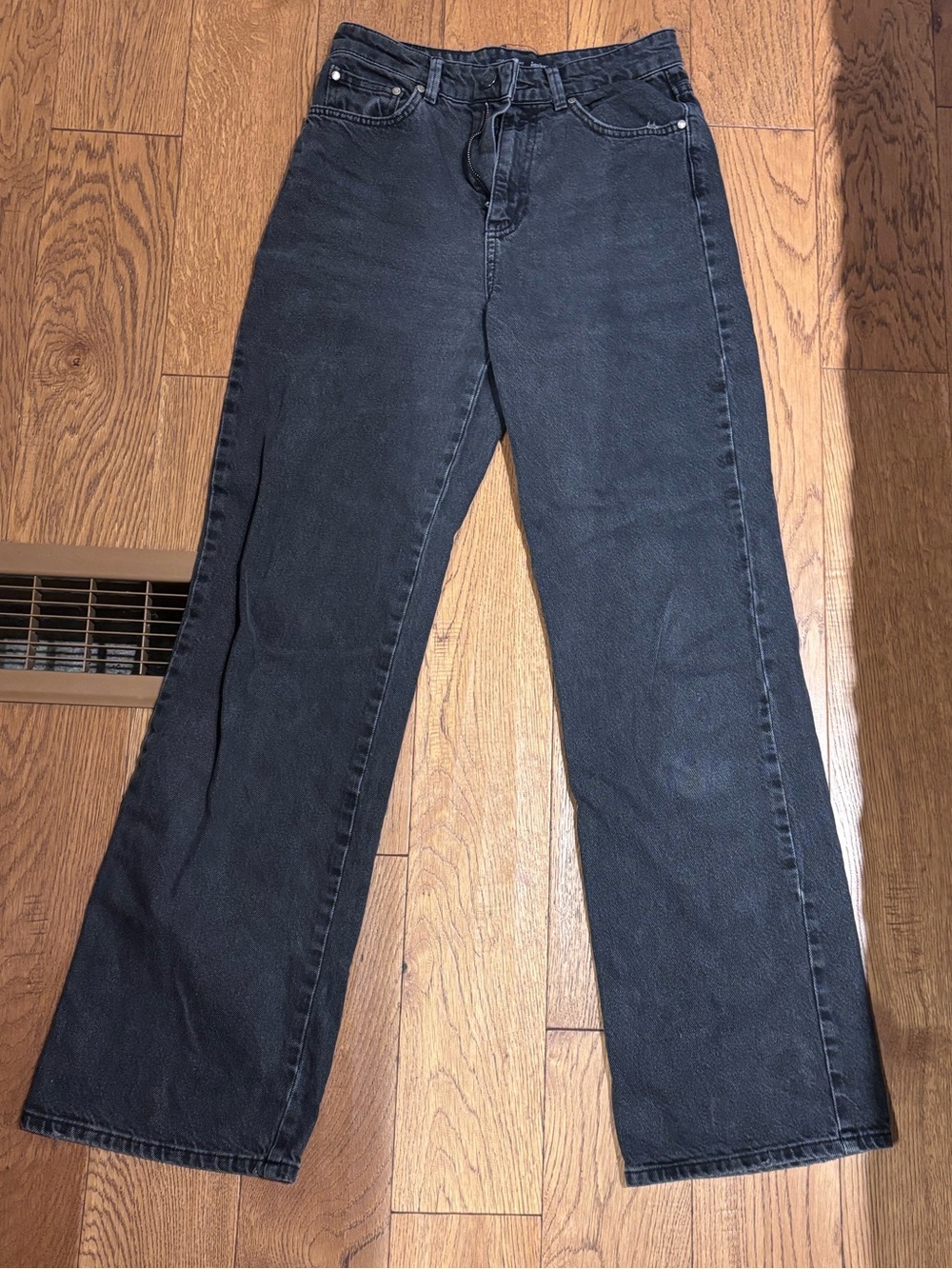 stradivarius Black straight leg Jeans